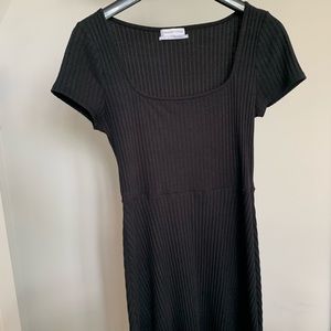 Black scoop neck Urban Outfitters dress